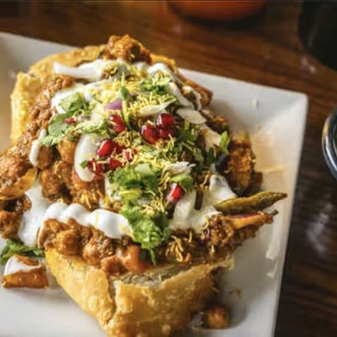 Samosa Chaat.